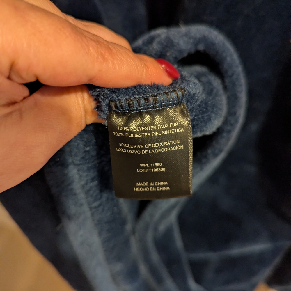 HeatKeep Deep Blue Teddy Jacket - Picture 7 of 7